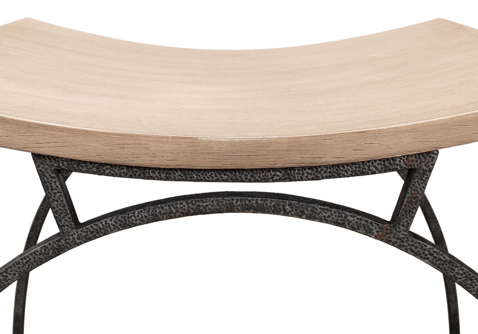 Britton Bench Bedroom Stool-Bedroom Benches-Sarreid-LOOMLAN