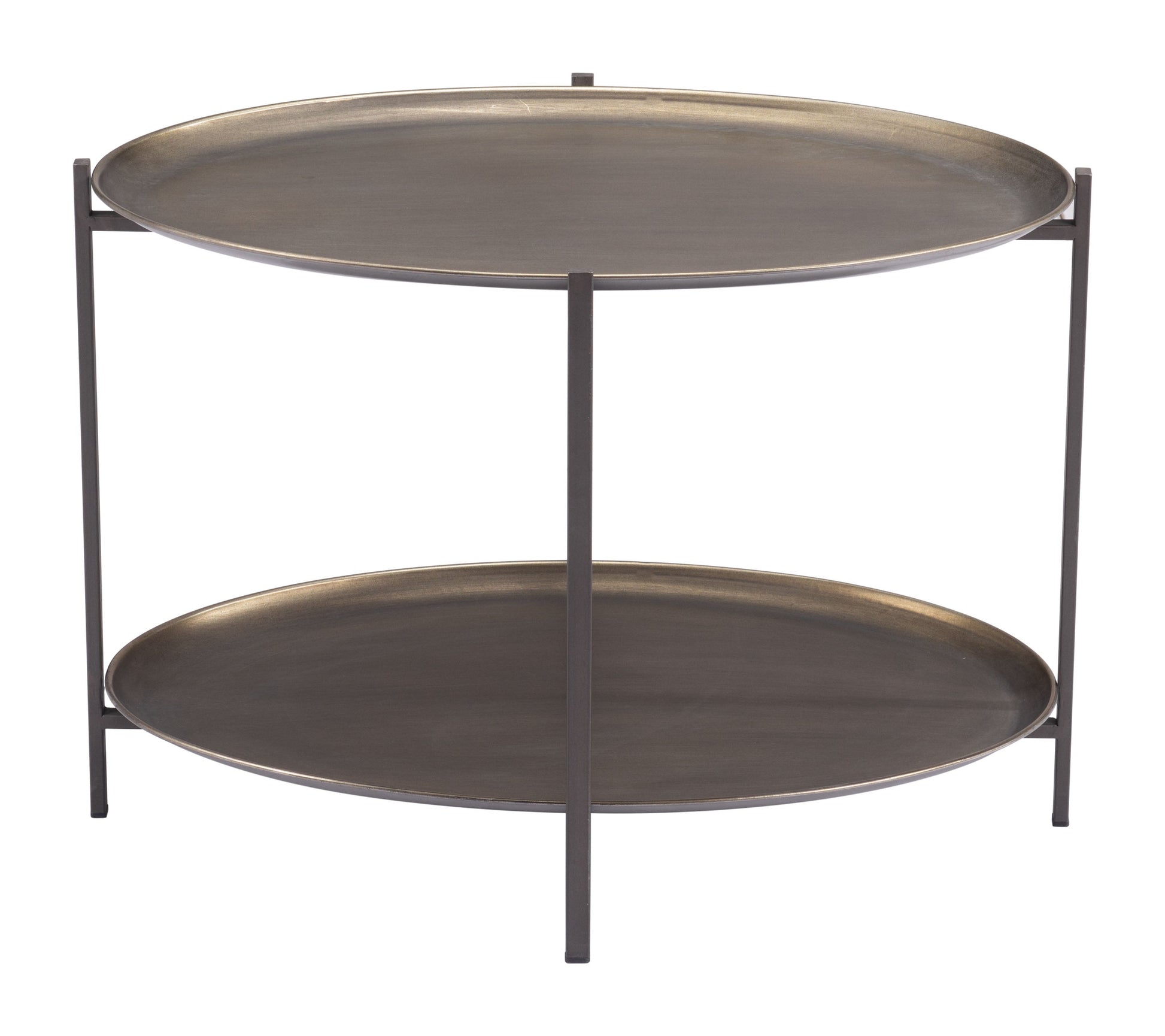 Bronson Coffee Table Bronze-Coffee Tables-Zuo Modern-LOOMLAN