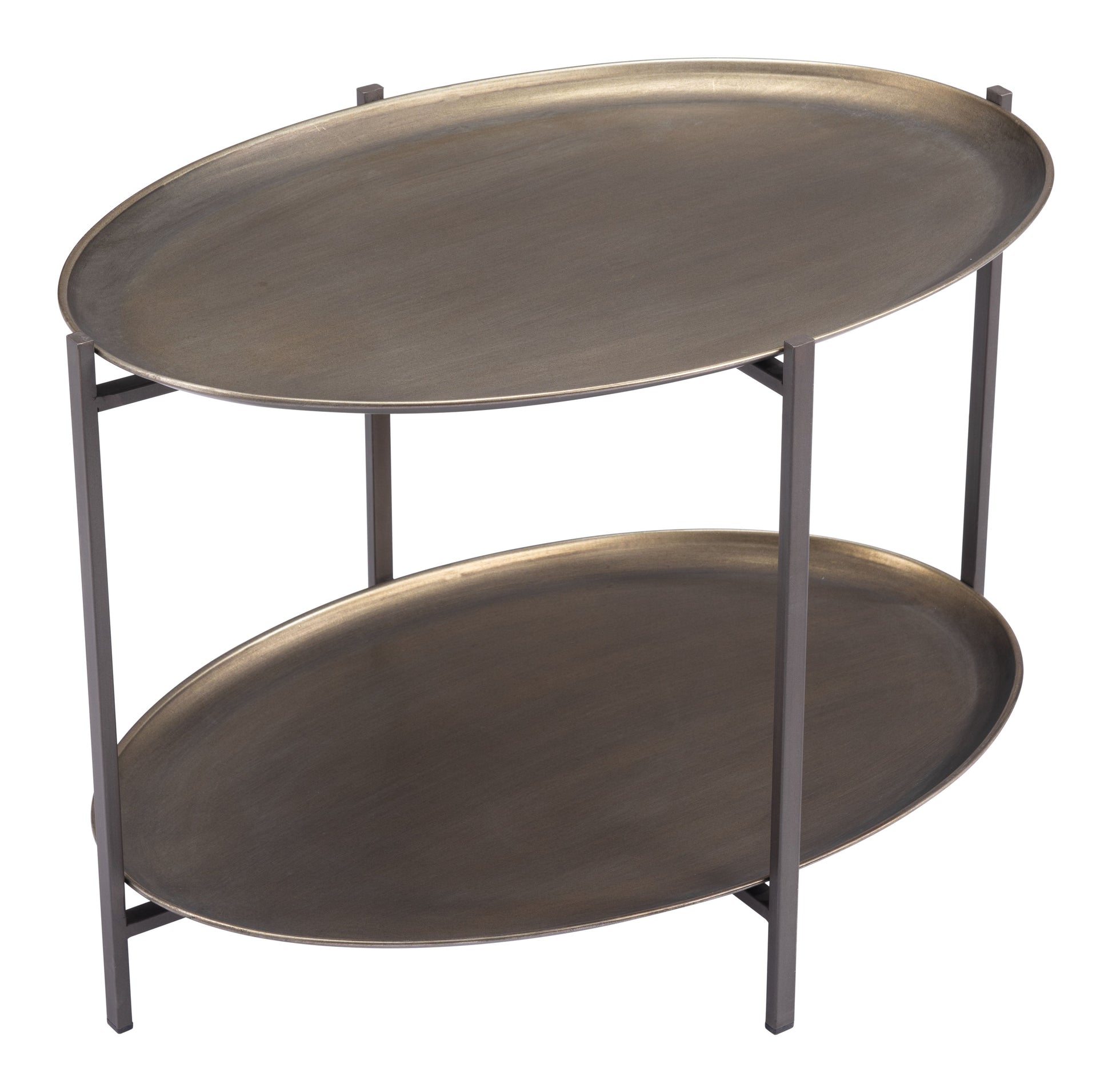 Bronson Coffee Table Bronze-Coffee Tables-Zuo Modern-LOOMLAN