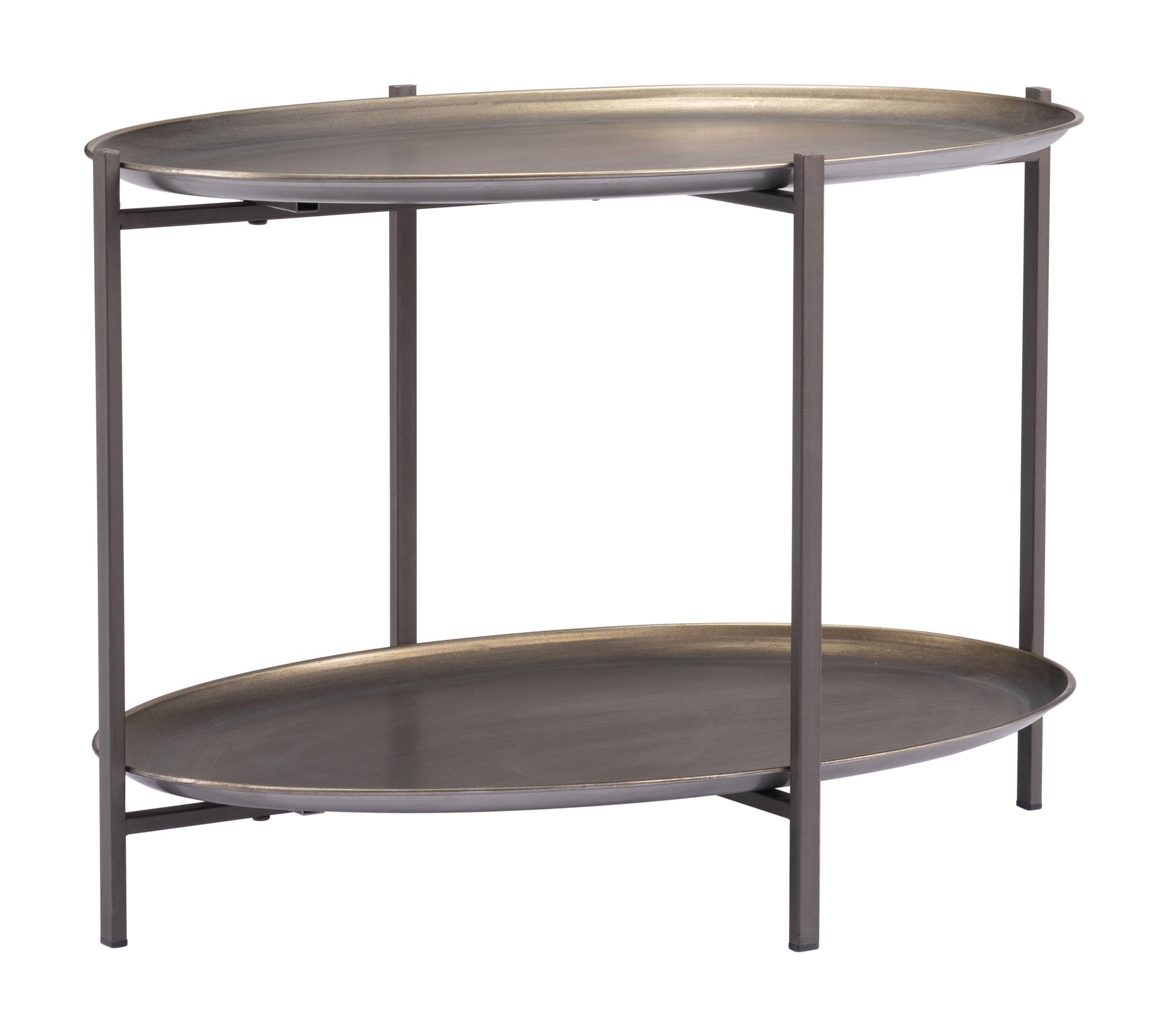 Bronson Coffee Table Bronze-Coffee Tables-Zuo Modern-LOOMLAN