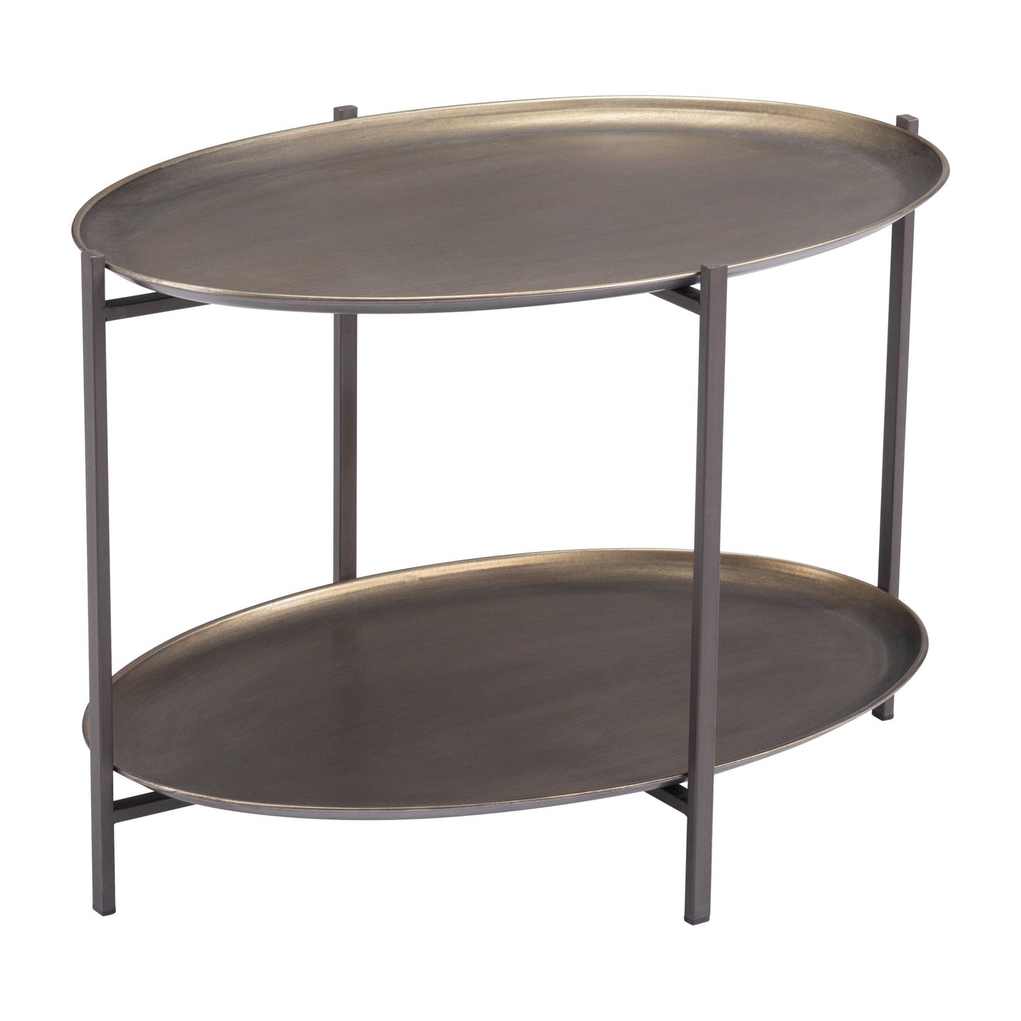 Bronson Coffee Table Bronze-Coffee Tables-Zuo Modern-LOOMLAN