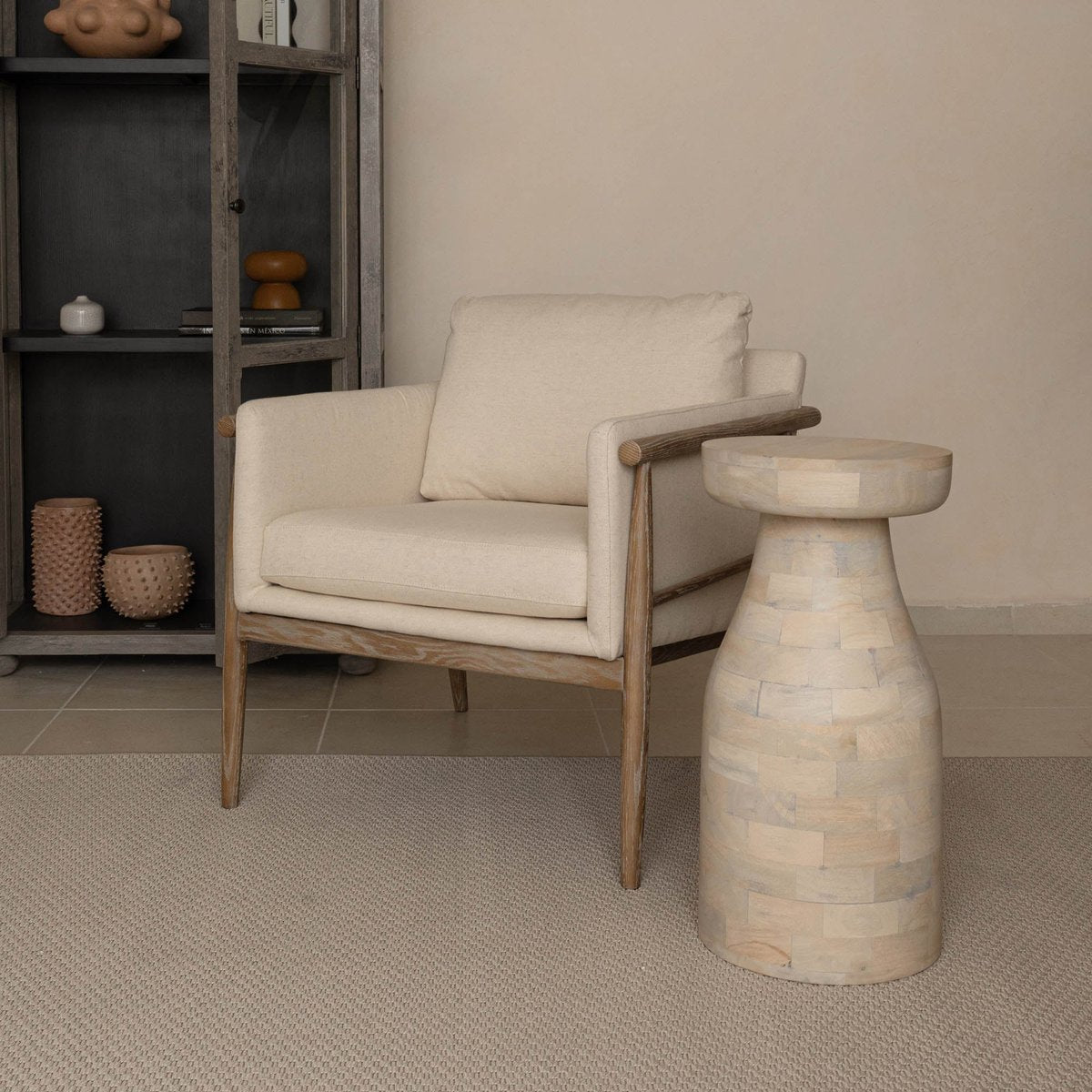 LH Home Bronte Fabric Club Chair