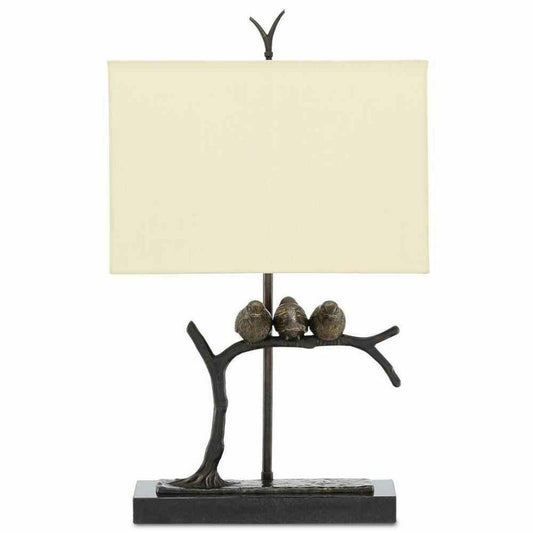 Bronze Black Sparrow Table Lamp Table Lamps Sideboards and Things By Currey & Co