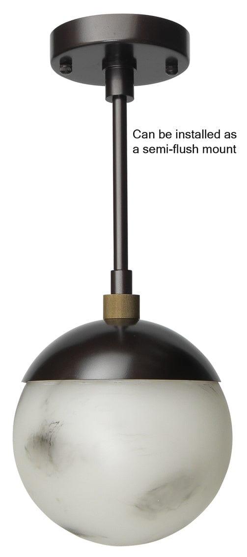 Bronze Metro Dome Shade Pendant Light Over Island Pendants Sideboards and Things By Jamie Young