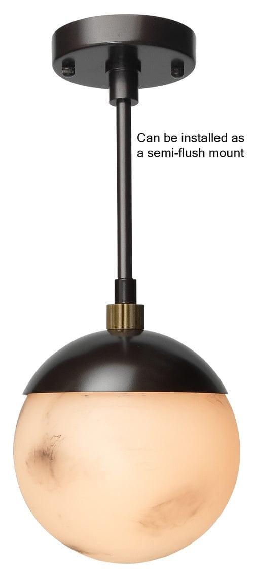 Bronze Metro Dome Shade Pendant Light Over Island Pendants Sideboards and Things By Jamie Young