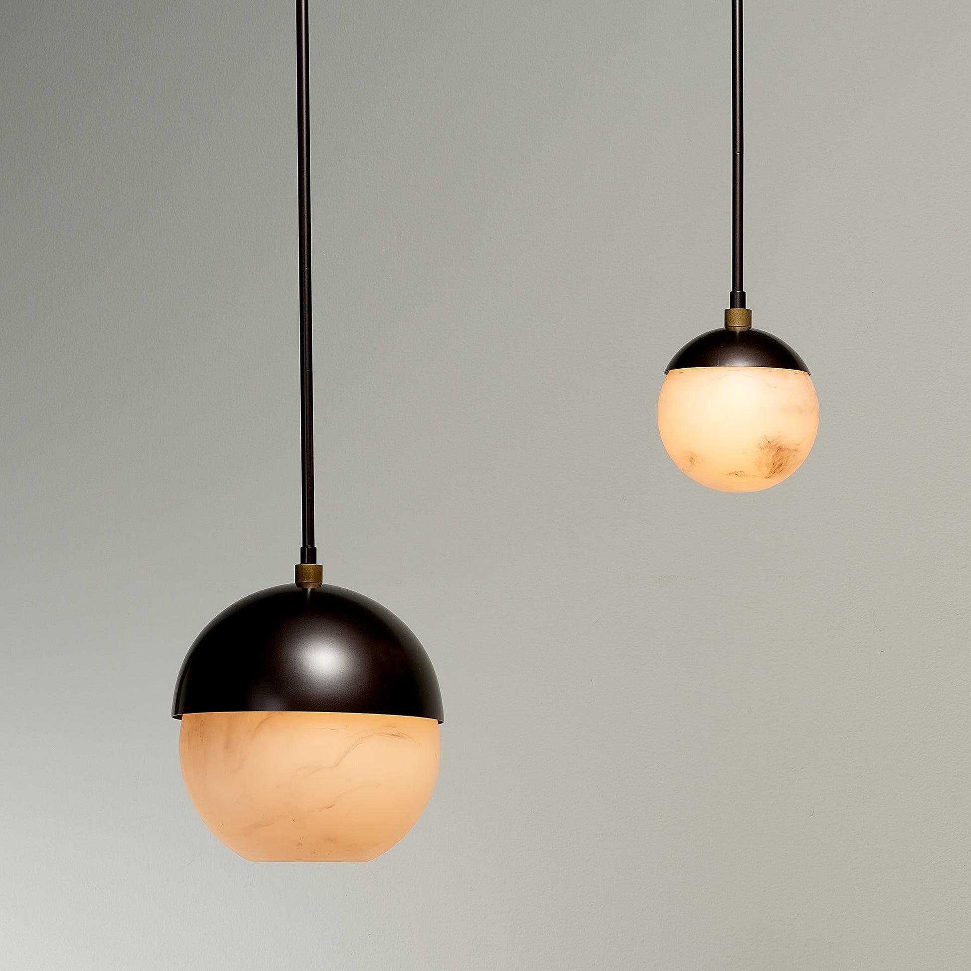 Bronze Metro Dome Shade Pendant Light Over Island Pendants Sideboards and Things By Jamie Young