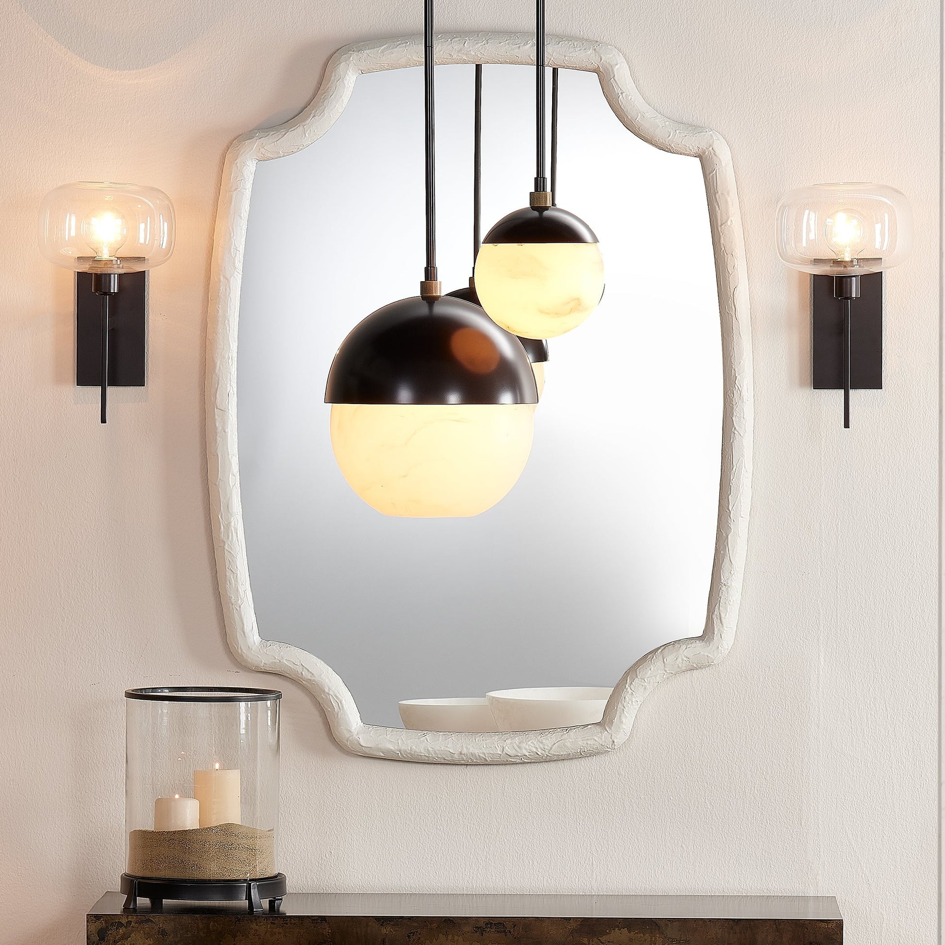 Bronze Metro Dome Shade Pendant Light Over Island Pendants Sideboards and Things By Jamie Young