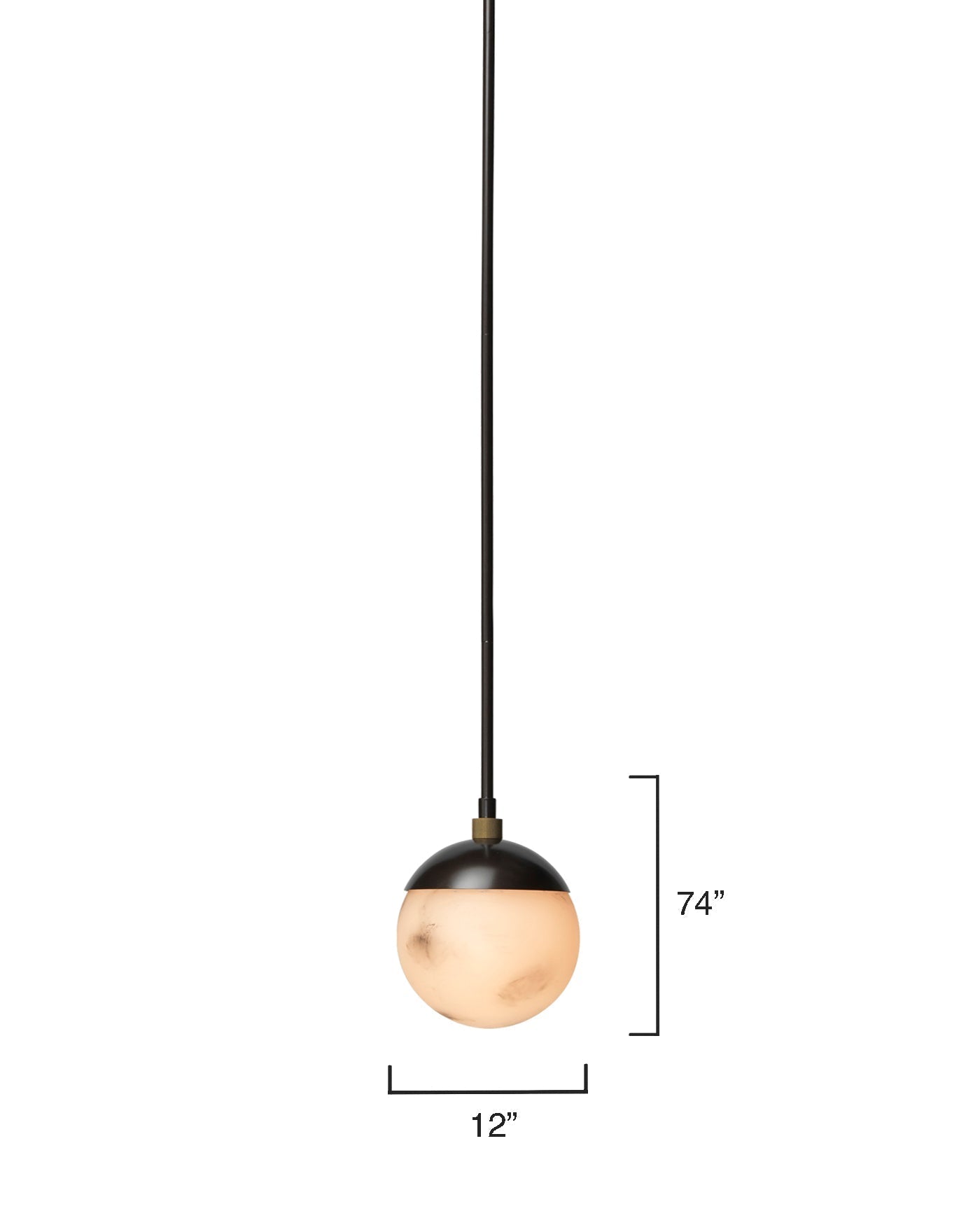 Bronze Metro Pendant Light Over Island Pendants Sideboards and Things By Jamie Young