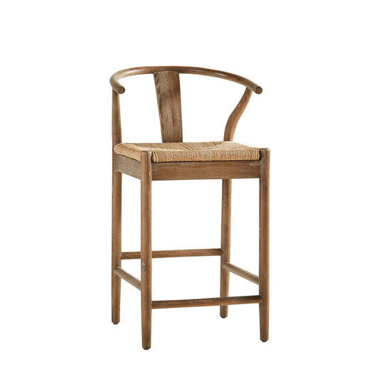 Broomstick Counter Stool with a hand woven seat-Counter Stools-Furniture Classics-Sideboards and Things