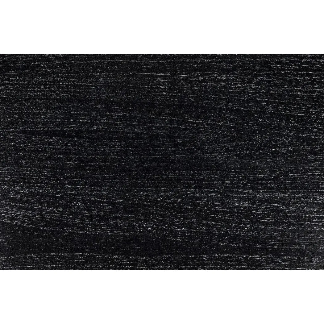 Noir Brosche Dining Table, Hand Rubbed Black