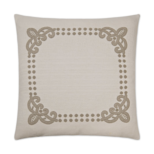 D.V. Kap Brouhaha Grey Throw Pillow With Insert