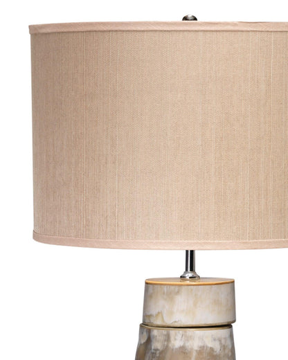 Brown Buffalo Faux Horn Stacked Table Lamp Table Lamps Sideboards and Things By Jamie Young