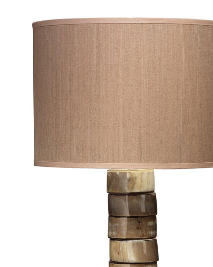 Brown Faux Buffalo Horn Stacked Floor Lamp Floor Lamps Sideboards and Things By Jamie Young