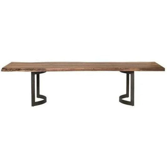 Moe's Home Brown Reclaimed Wood Dining Table Seats 8