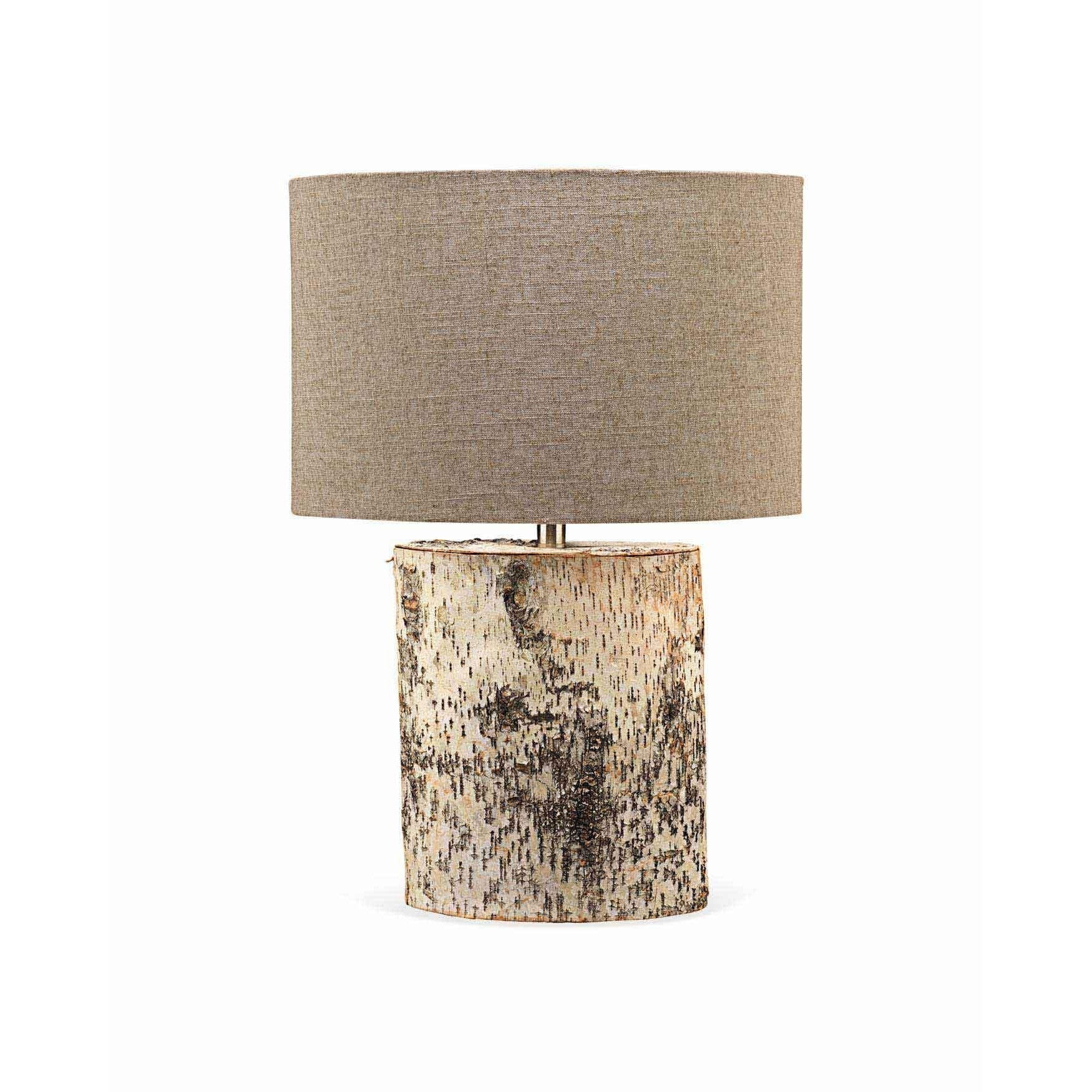 Brown Resin Birch Veneer Tree Forrester Table Lamp Table Lamps Sideboards and Things By Jamie Young