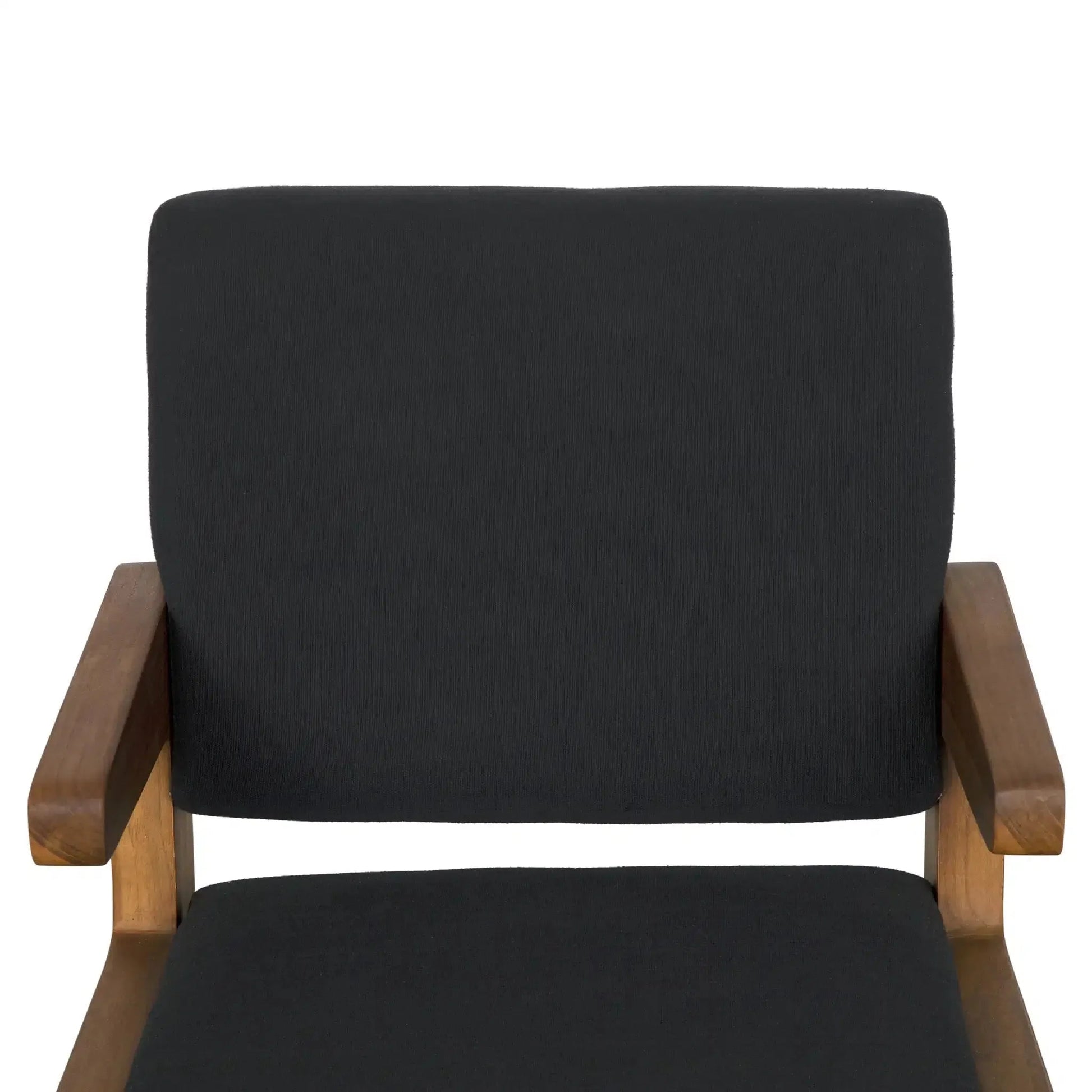 Bruce Teak Wood Arm Chair-Club Chairs-Noir-Sideboards and Things