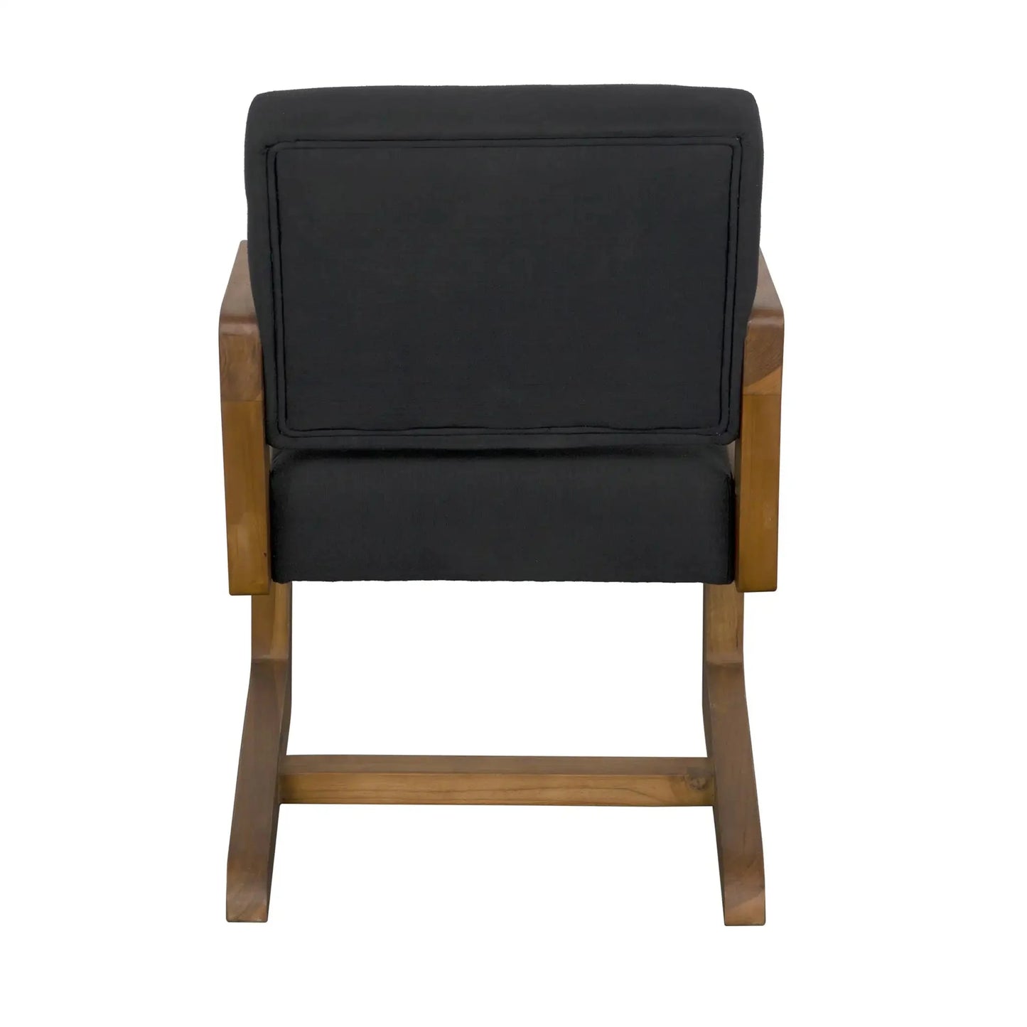 Bruce Teak Wood Arm Chair-Club Chairs-Noir-Sideboards and Things