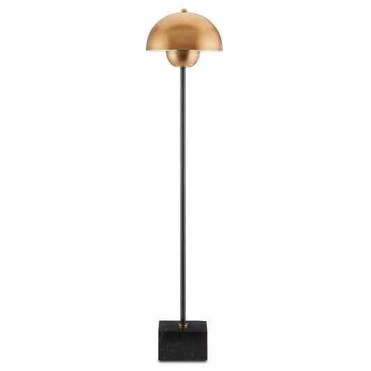 Brushed Brass Black La Rue Table Lamp Table Lamps Sideboards and Things By Currey & Co