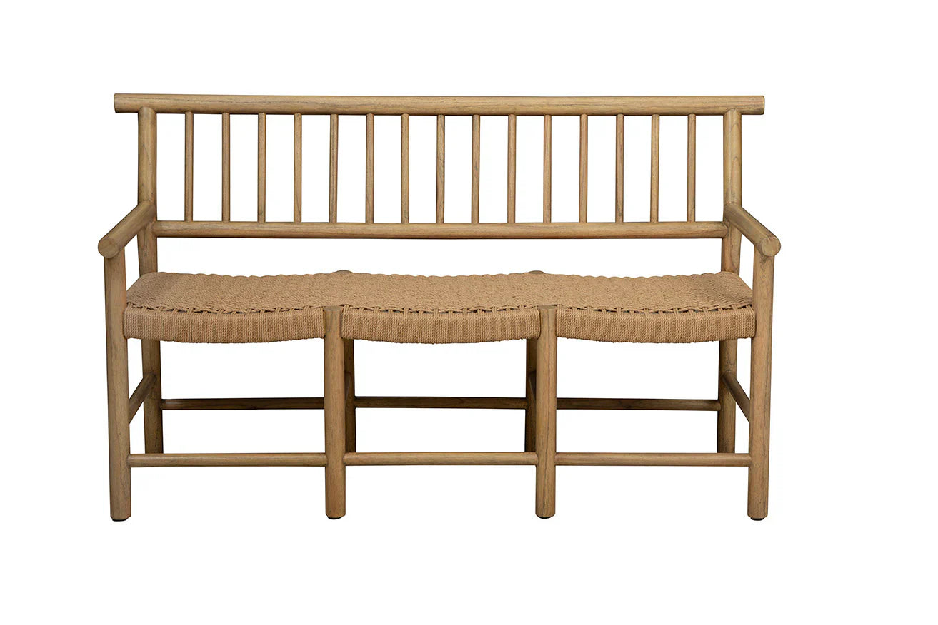 Bryson Creek Solid Wood Framed Bench