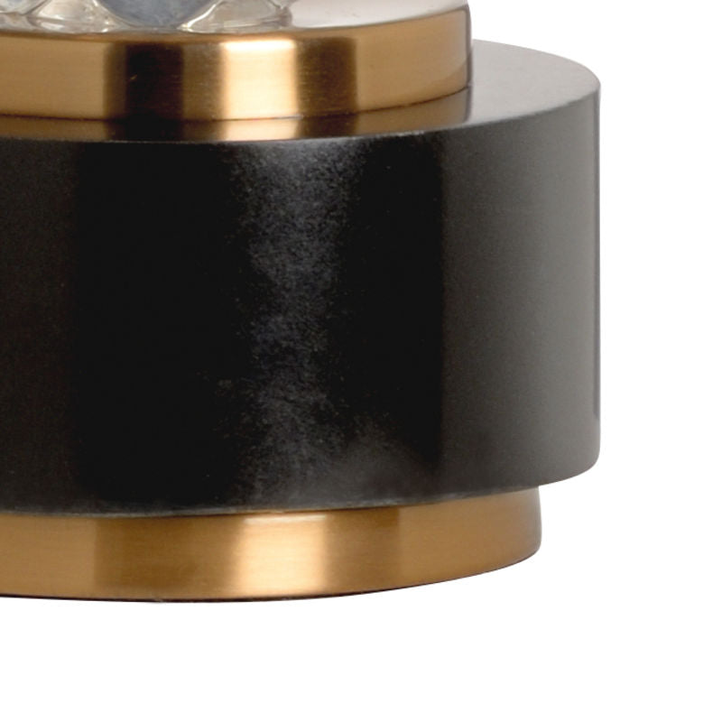 Wildwood Bubblicious Marble Made Black Table Lamp