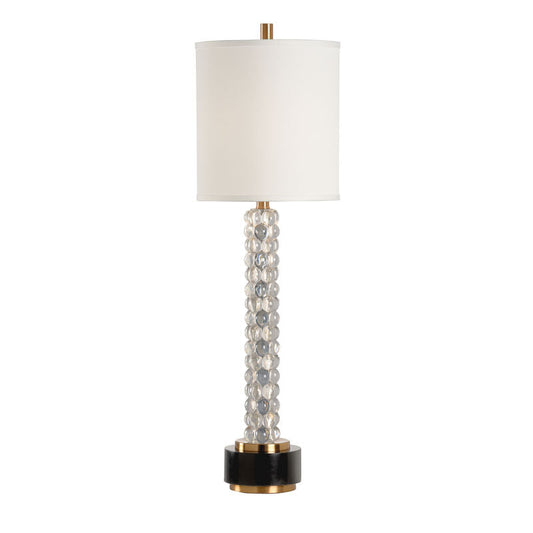 Wildwood Bubblicious Marble Made Black Table Lamp
