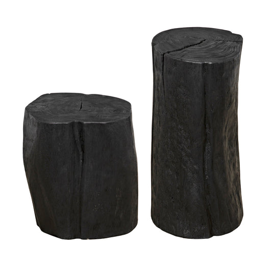 Budi Side Table, Set of 2-Side Tables-Noir-Sideboards and Things