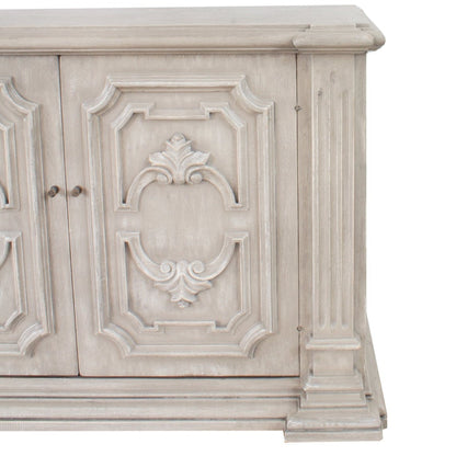 Buffet Bastille Extra Large Wood Credenza-Sideboards-Peninsula Home-LOOMLAN