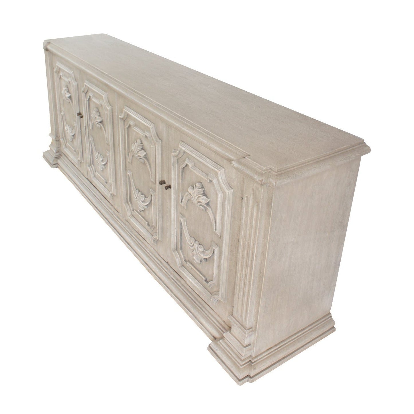 Buffet Bastille Extra Large Wood Credenza-Sideboards-Peninsula Home-LOOMLAN