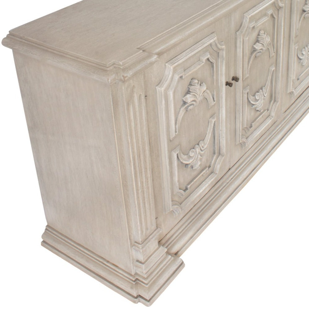 Buffet Bastille Extra Large Wood Credenza-Sideboards-Peninsula Home-LOOMLAN