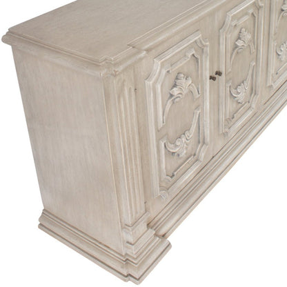 Buffet Bastille Extra Large Wood Credenza-Sideboards-Peninsula Home-LOOMLAN