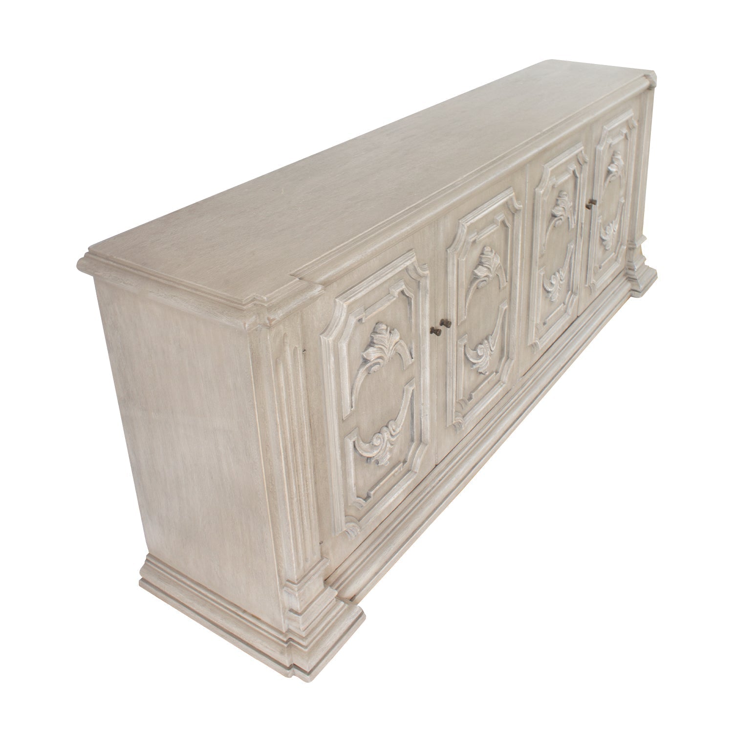 Buffet Bastille Extra Large Wood Credenza-Sideboards-Peninsula Home-LOOMLAN