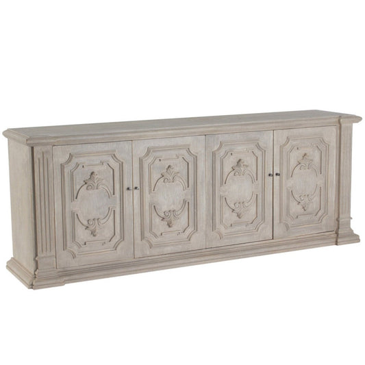 Buffet Bastille Extra Large Wood Credenza-Sideboards-Peninsula Home-LOOMLAN