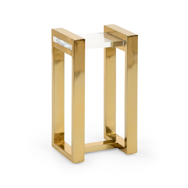Chelsea House Burge Metalic Gold Framed Side Table