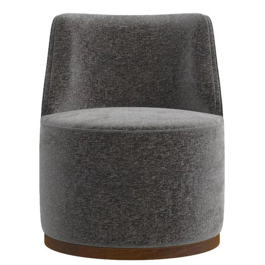 Bassett Mirror Burke Wood Grey Accent Arm Chair