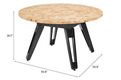 Zuo Modern Burl 2 in 1 Wooden Dining Table