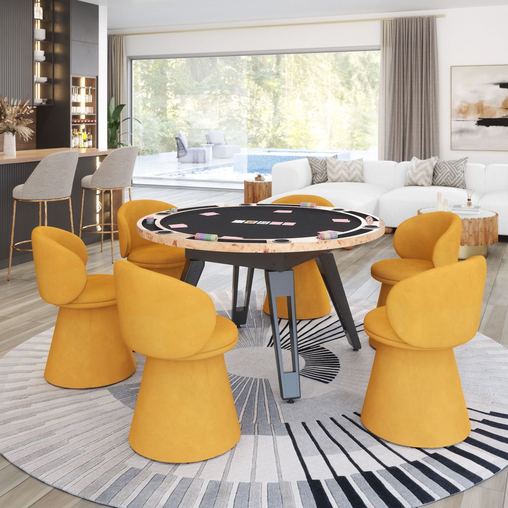 Zuo Modern Burl 2 in 1 Wooden Dining Table