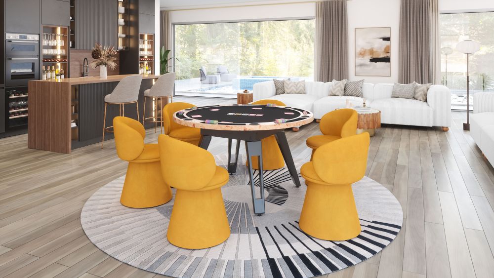 Zuo Modern Burl 2 in 1 Wooden Dining Table