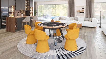Zuo Modern Burl 2 in 1 Wooden Dining Table