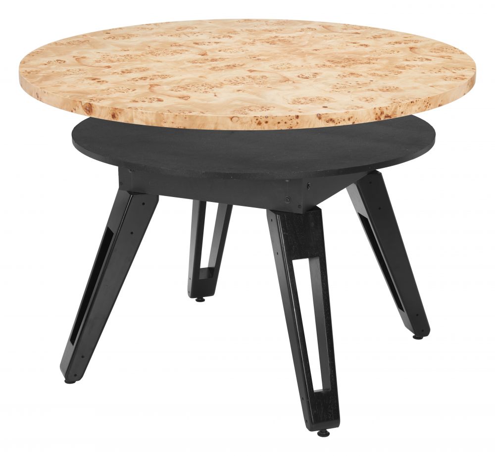 Zuo Modern Burl 2 in 1 Wooden Dining Table