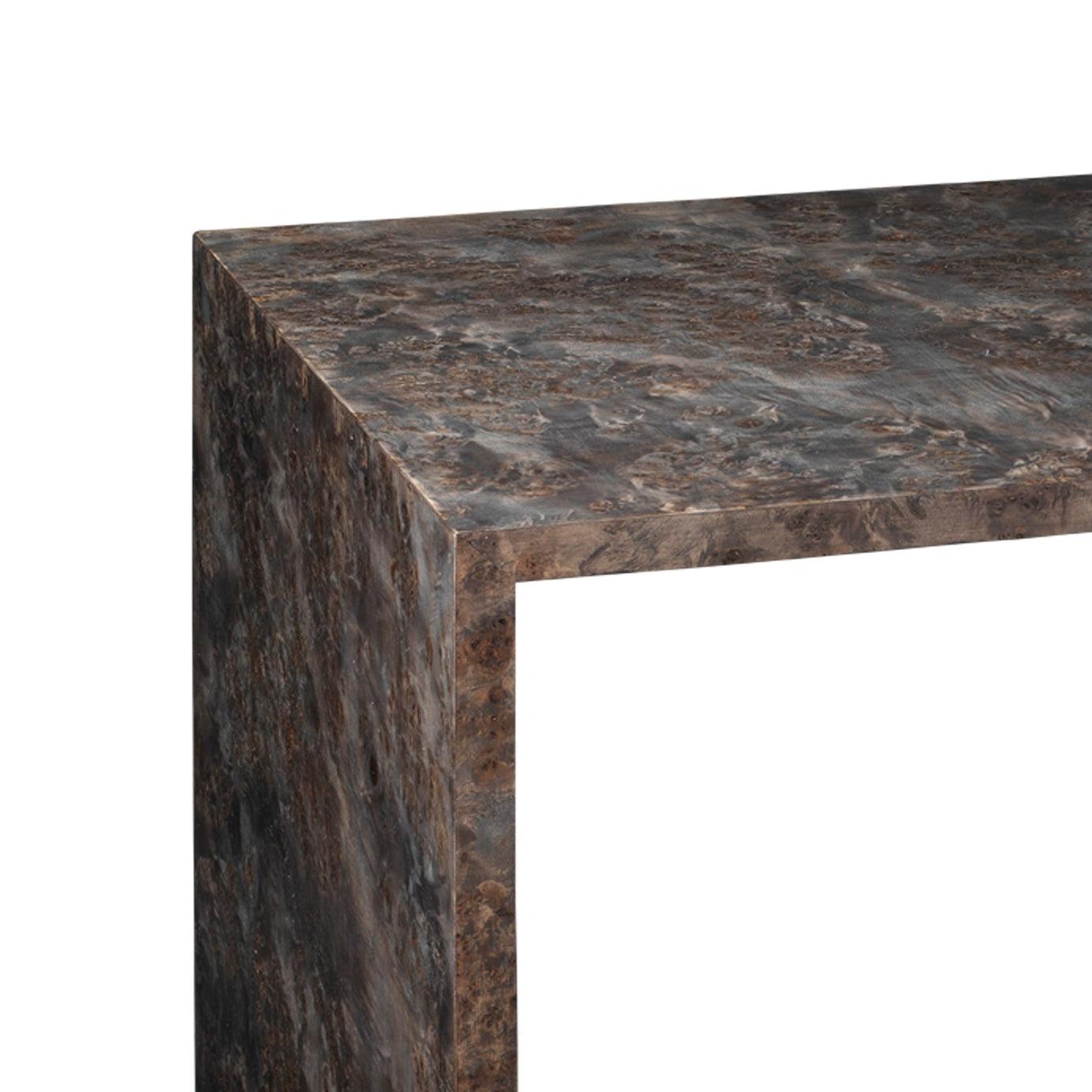 Burl Wood Brown Bedford Nesting Tables (Set of 2) Side Tables Sideboards and Things By Jamie Young