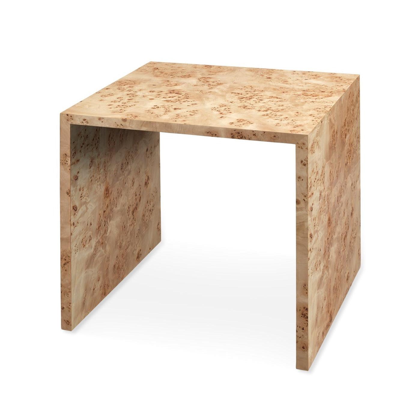 Burl Wood Natural Bedford Nesting Tables (Set of 2) Side Tables Sideboards and Things By Jamie Young