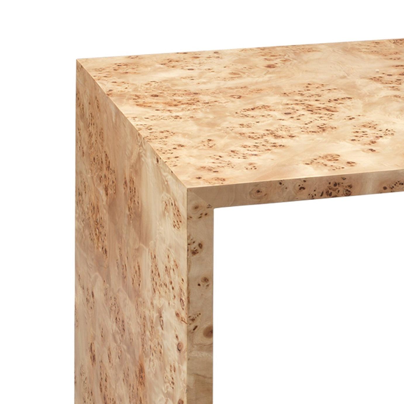 Burl Wood Natural Bedford Nesting Tables (Set of 2) Side Tables Sideboards and Things By Jamie Young