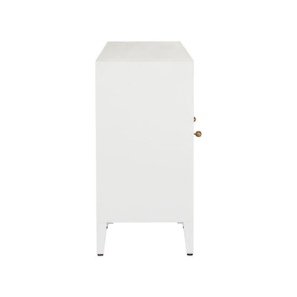 Chelsea House Burns White Multiple Shelves  Credenza