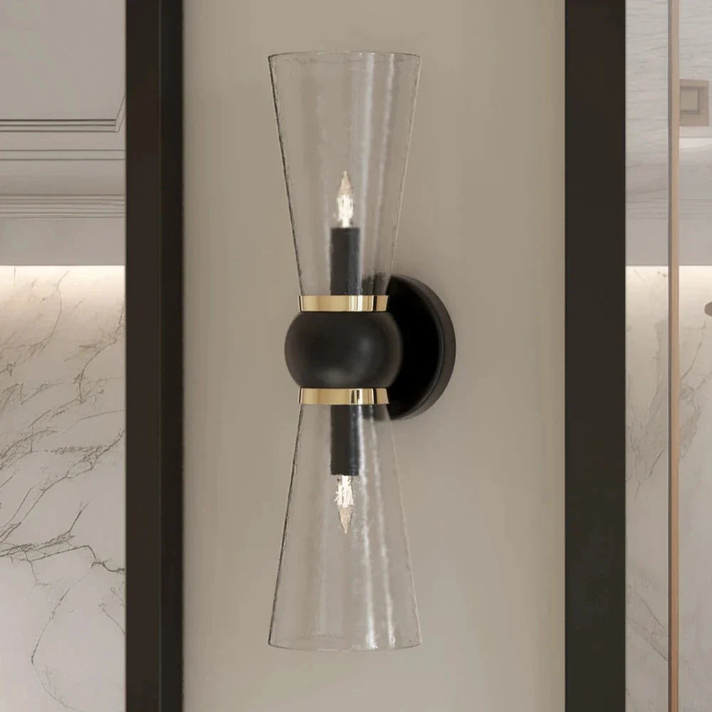 Byford Modern Glow Bath 2-Light Wall Sconce