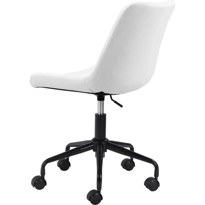 Byron Office Chair White-Office Chairs-Zuo Modern-LOOMLAN