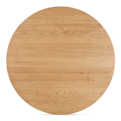 Godenza Natural Solid Oak Round Dining Table