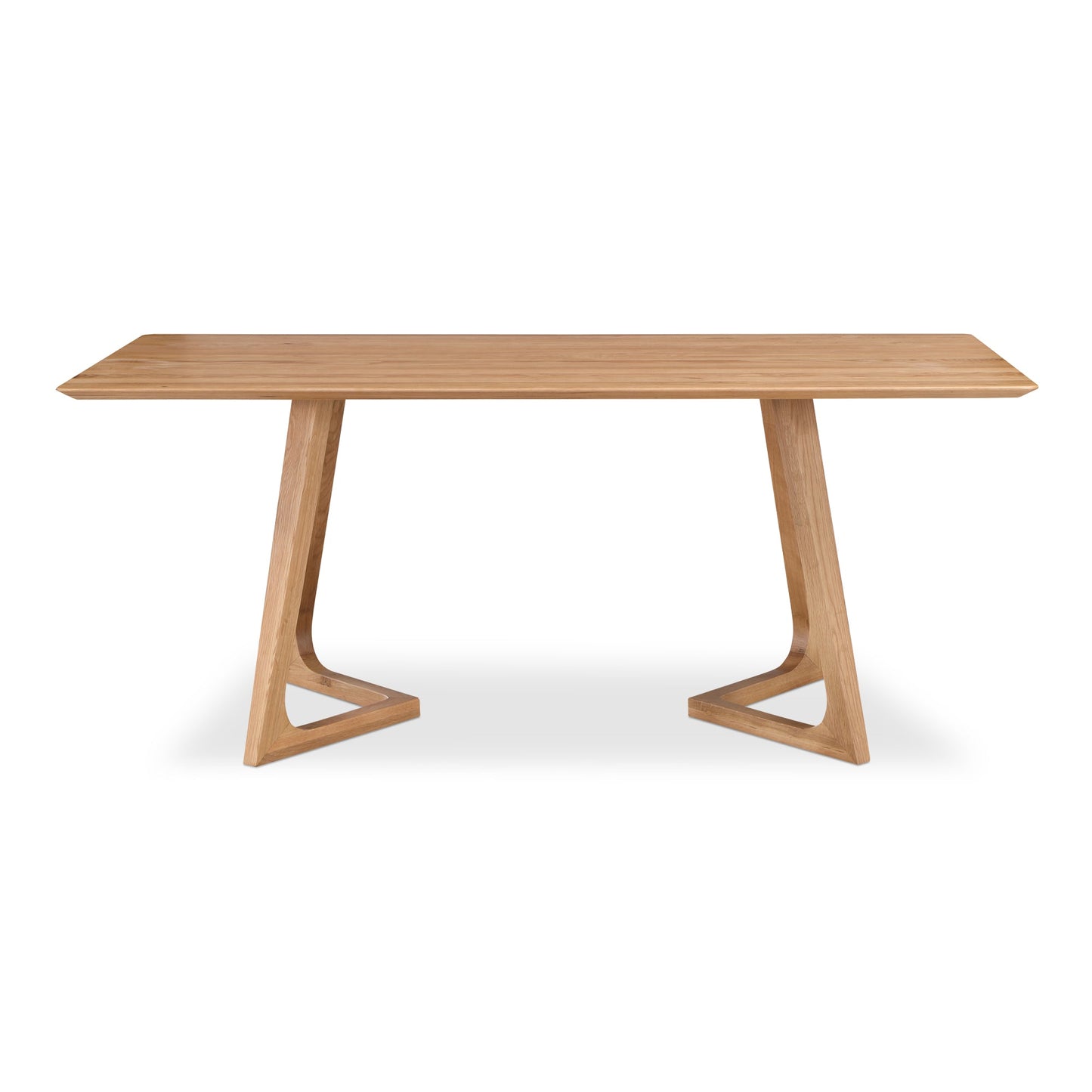 Godenza Natural Solid Oak Rectangular Dining Table