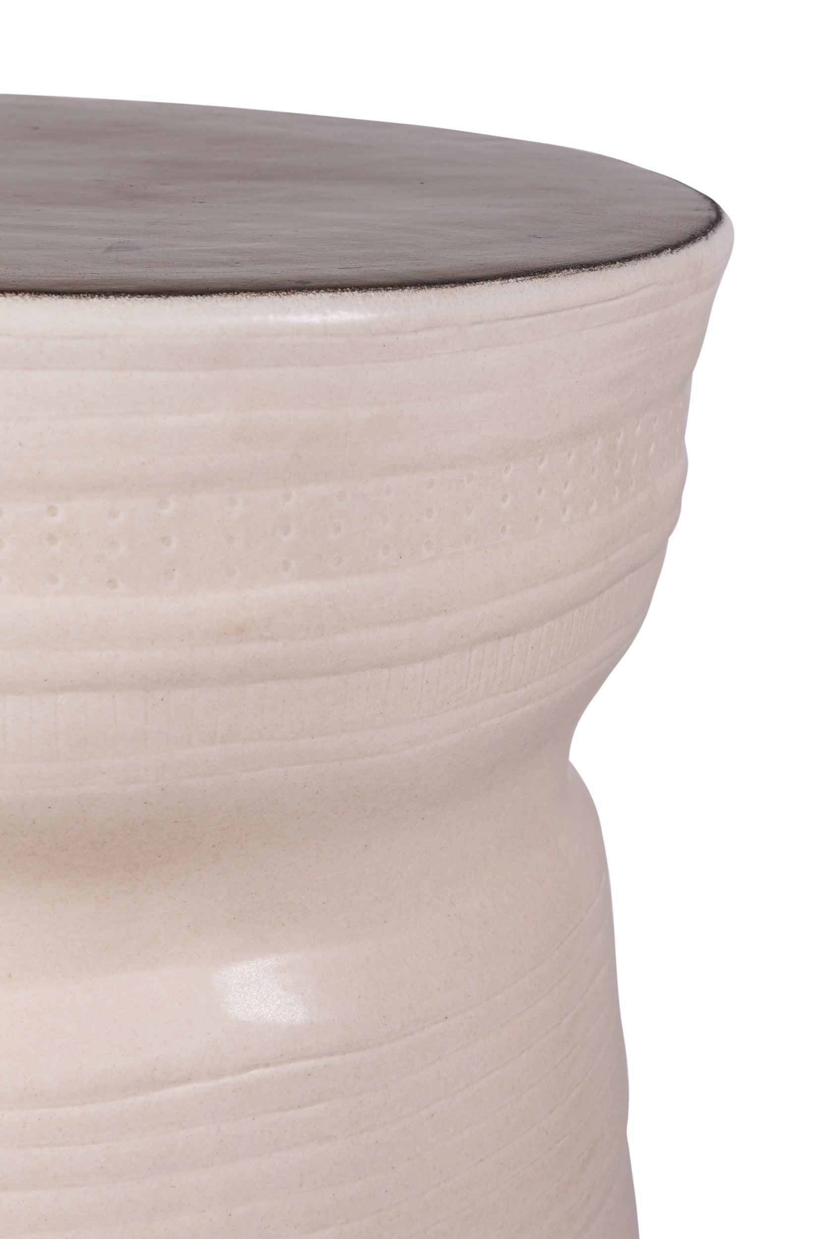 Seasonal Living Ancaris Ring Handcrafted Ceramic Patio Accent Table
