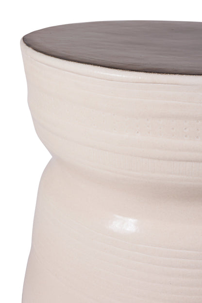 Seasonal Living Ancaris Ring Handcrafted Ceramic Patio Accent Table