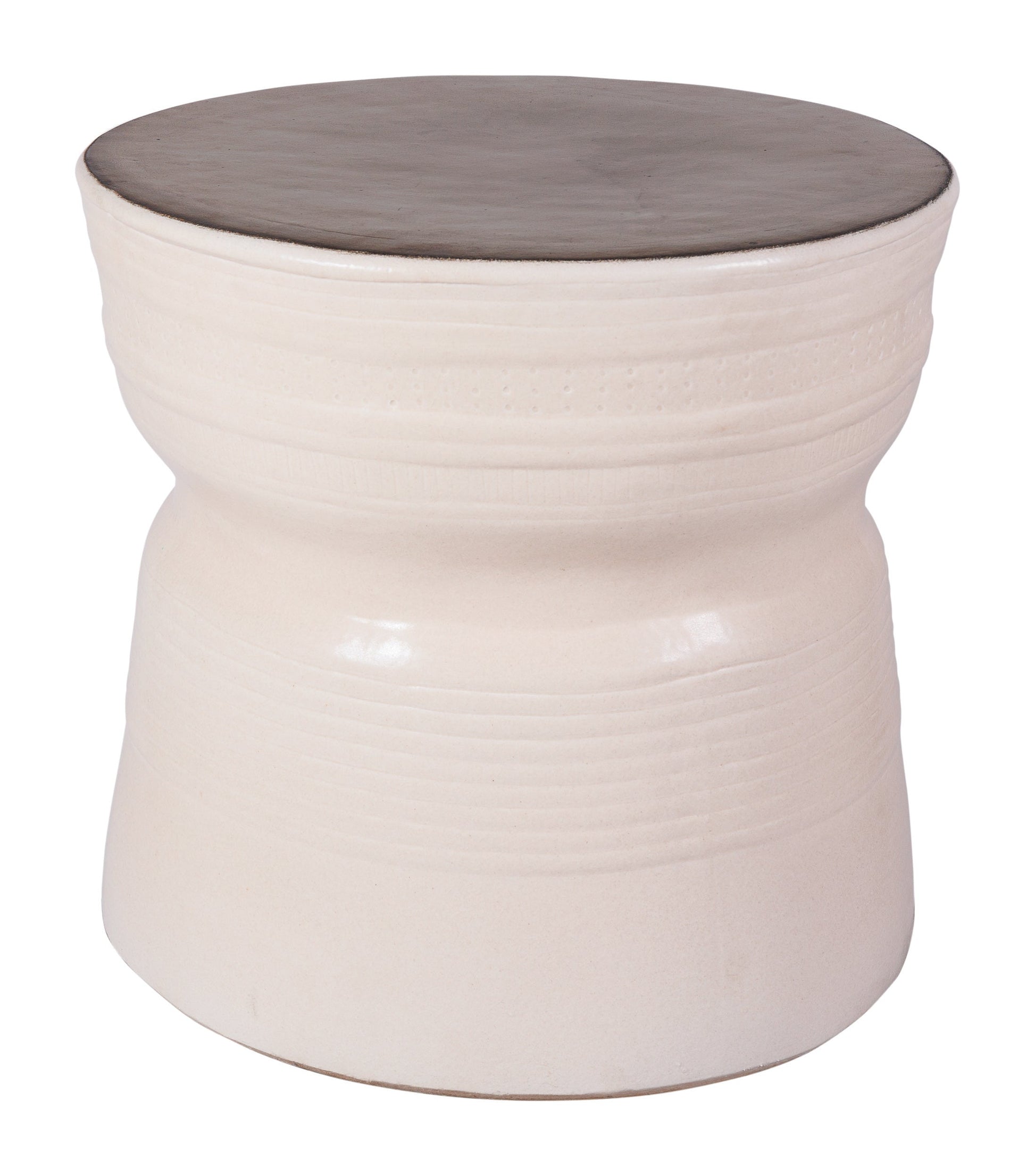 Seasonal Living Ancaris Ring Handcrafted Ceramic Patio Accent Table